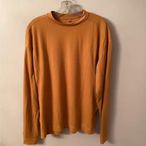 MONTAUK TACKLE CO LARGE GOLD MTC DRYPROTECT LONG SLEEVE PERFORMANCE TOP FISHING - Picture 1 of 7